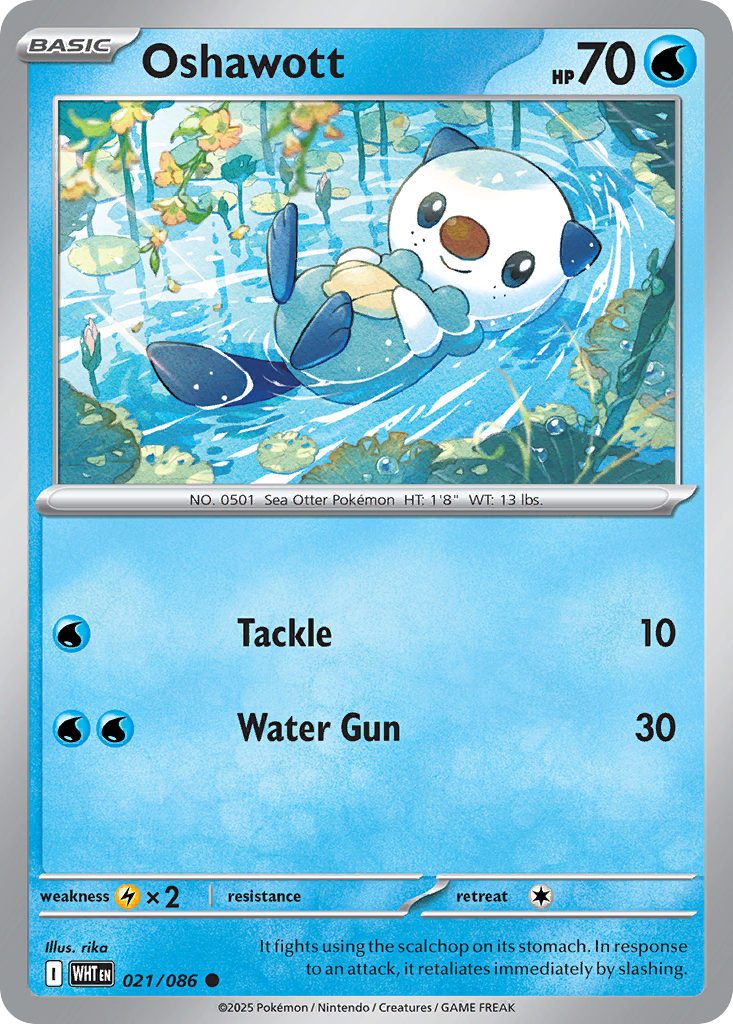 Oshawott - White Flare #21