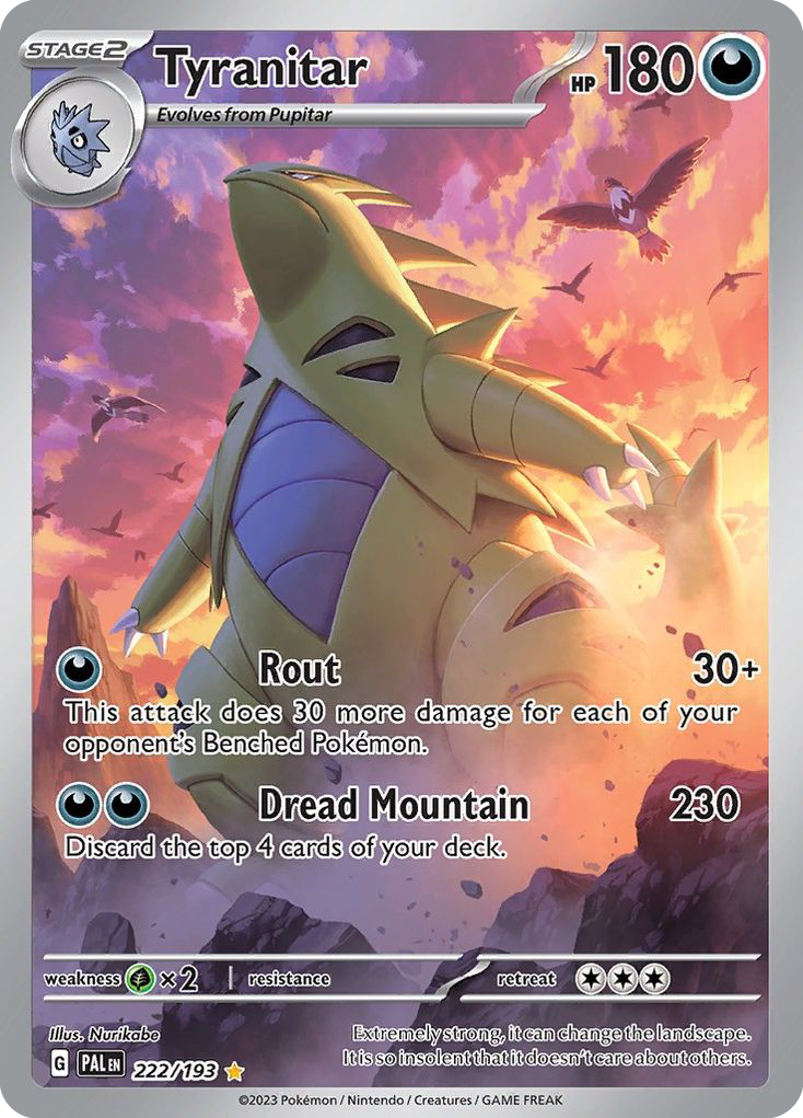 Tyranitar (222/279) [Scarlet & Violet: Paldea Evolved]