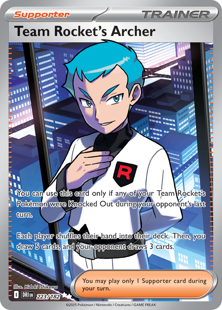 Team Rocket's Archer (223/244) [Scarlet & Violet: Destined Rivals]