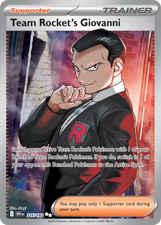 Team Rocket's Giovanni (225/244) [Scarlet & Violet: Destined Rivals]