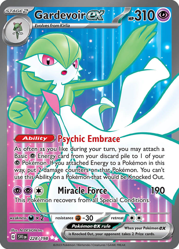 Gardevoir ex (ex) (228/258) [Scarlet & Violet]