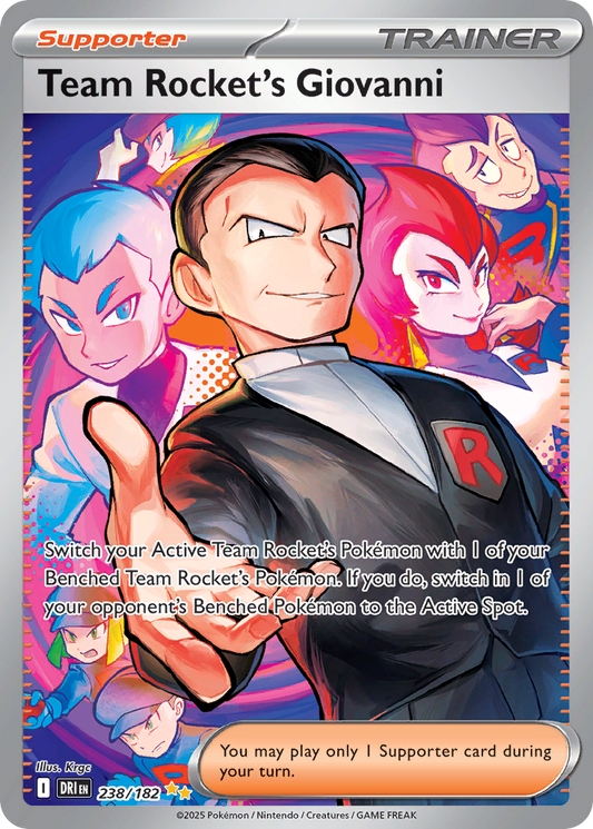 Team Rocket's Giovanni (238/244) [Scarlet & Violet: Destined Rivals]