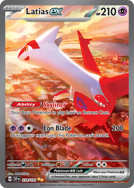 Latias ex (ex) (239/252) [Scarlet & Violet: Surging Sparks]