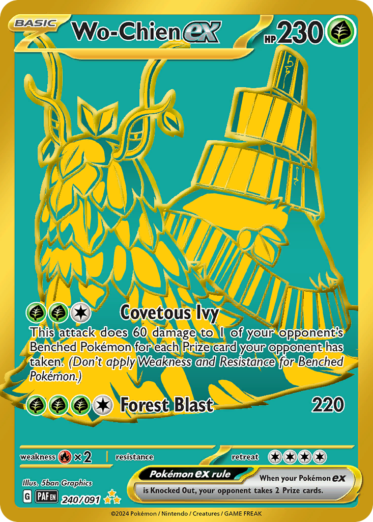 Wo-Chien ex (ex) (240/245) [Scarlet & Violet: Paldean Fates]