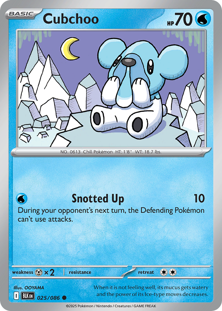 Cubchoo - Black Bolt #25