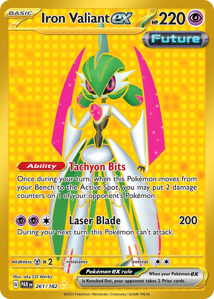 Iron Valiant ex (ex, Future) (261/266) [Scarlet & Violet: Paradox Rift]