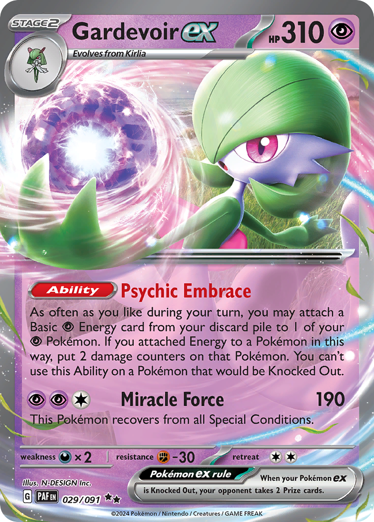 Gardevoir ex (ex) (29/245) [Scarlet & Violet: Paldean Fates]
