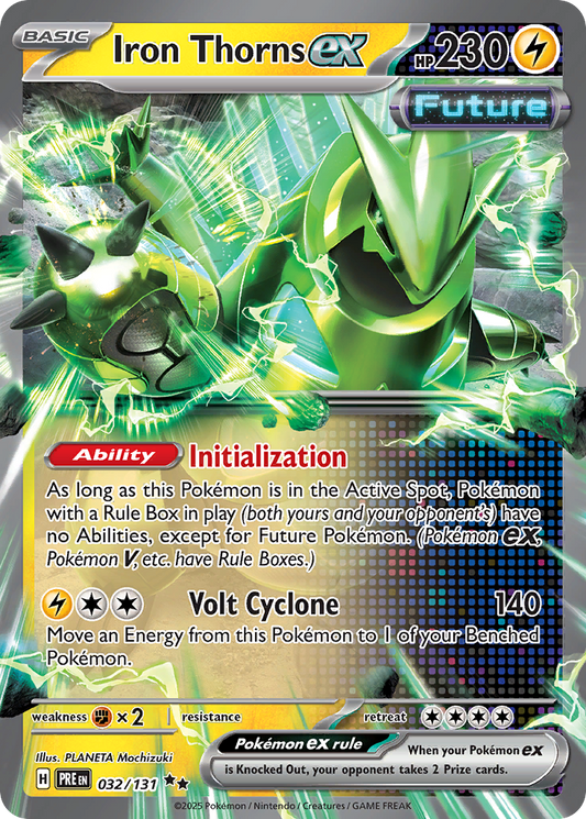 Iron Thorns ex (ex, Future) (32/180) [Scarlet & Violet: Prismatic Evolutions]