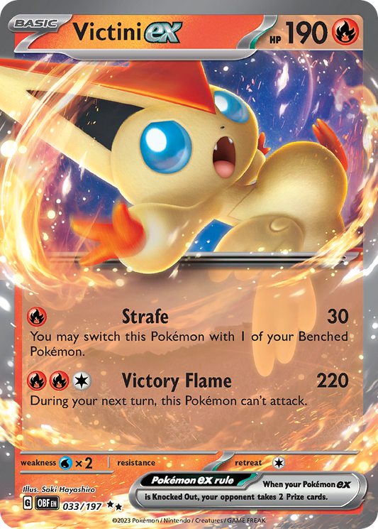 Victini ex (ex) (33/230) [Scarlet & Violet: Obsidian Flames]