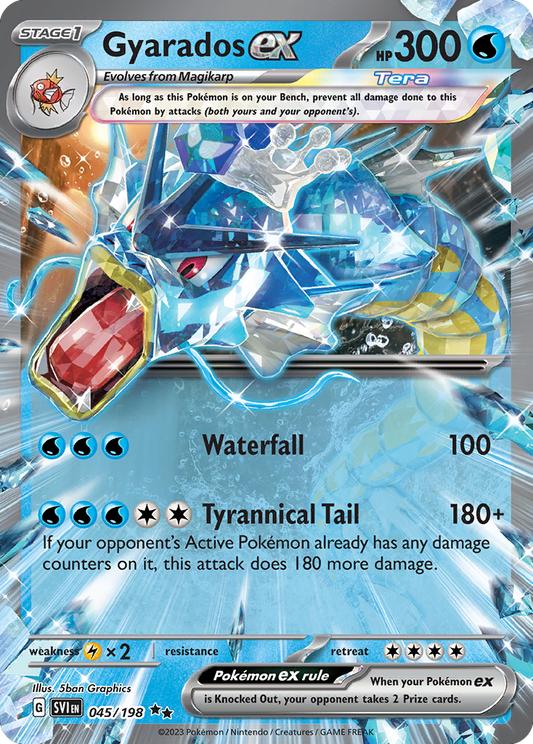 Gyarados ex (Tera, ex) (45/258) [Scarlet & Violet]