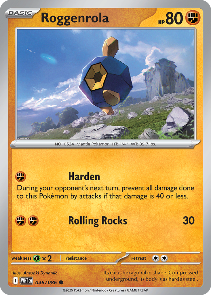 Roggenrola - White Flare #46