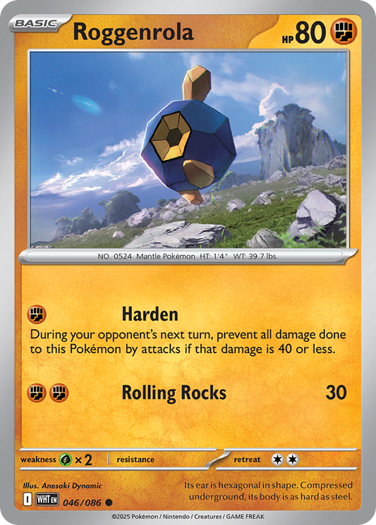 Roggenrola - White Flare #46