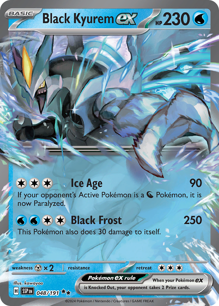 Black Kyurem ex (ex) (48/252) [Scarlet & Violet: Surging Sparks]