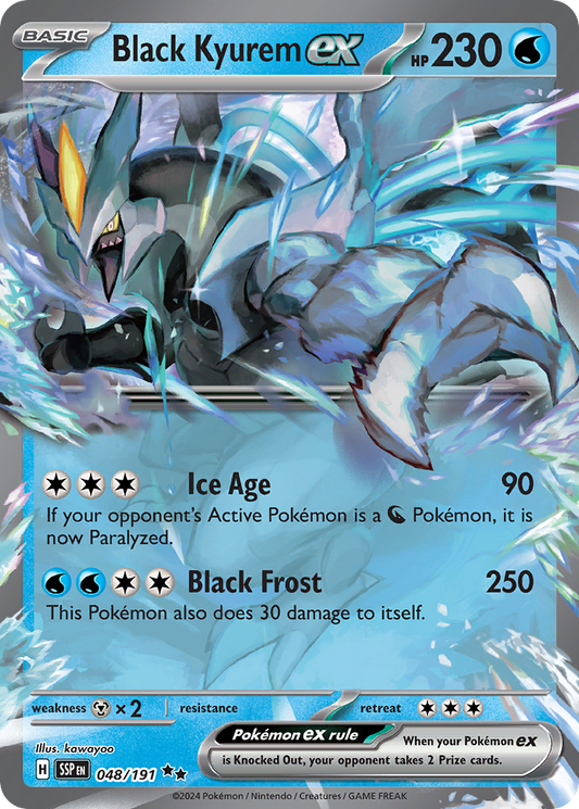 Black Kyurem ex (ex) (48/252) [Scarlet & Violet: Surging Sparks]