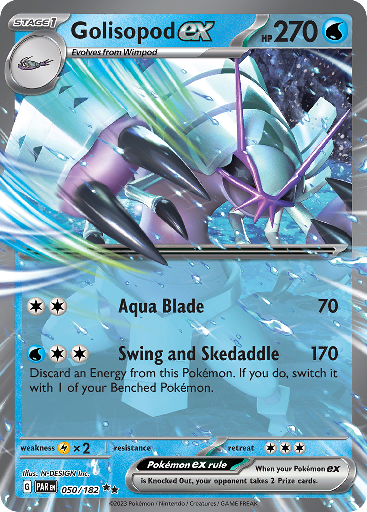 Golisopod ex (ex) (50/266) [Scarlet & Violet: Paradox Rift]