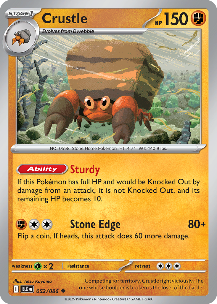 Crustle - Black Bolt #52