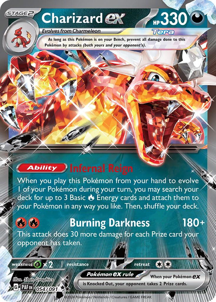 Charizard ex (Tera, ex) (54/245) [Scarlet & Violet: Paldean Fates]