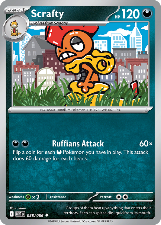 Scrafty - White Flare #58