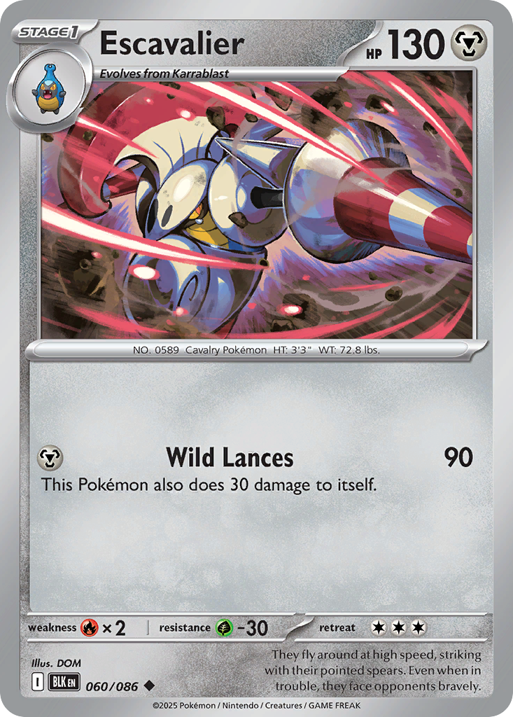 Escavalier - Black Bolt #60