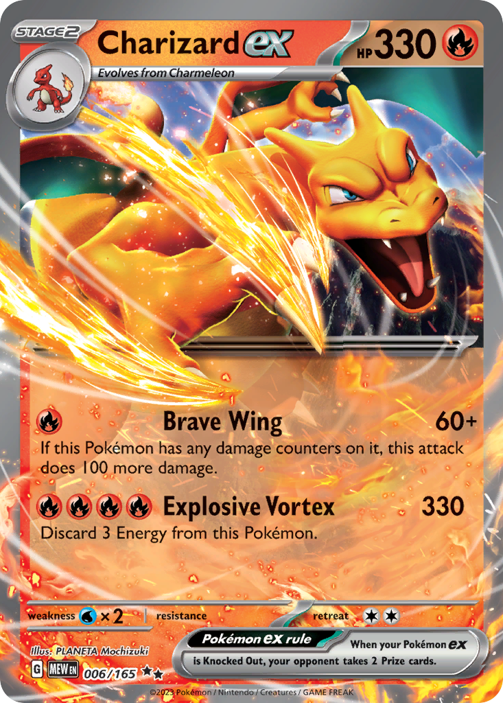 Charizard ex (ex) (6/207) [Scarlet & Violet: 151]