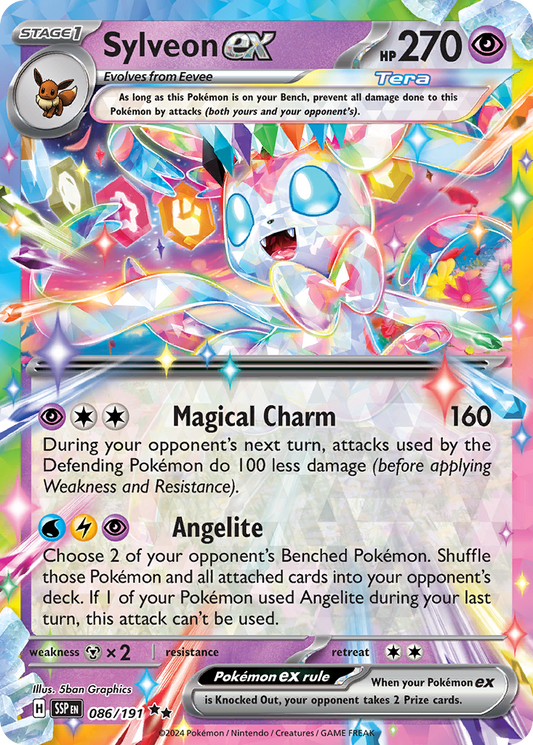 Sylveon ex (Tera, ex) (86/252) [Scarlet & Violet: Surging Sparks]