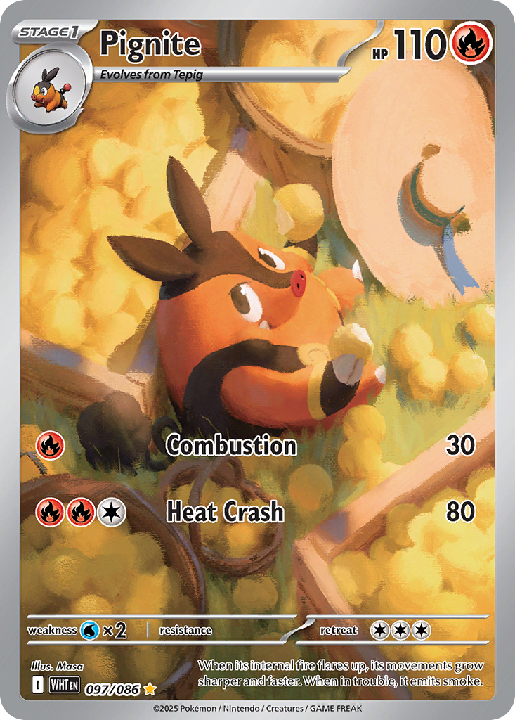 Pignite - White Flare #97