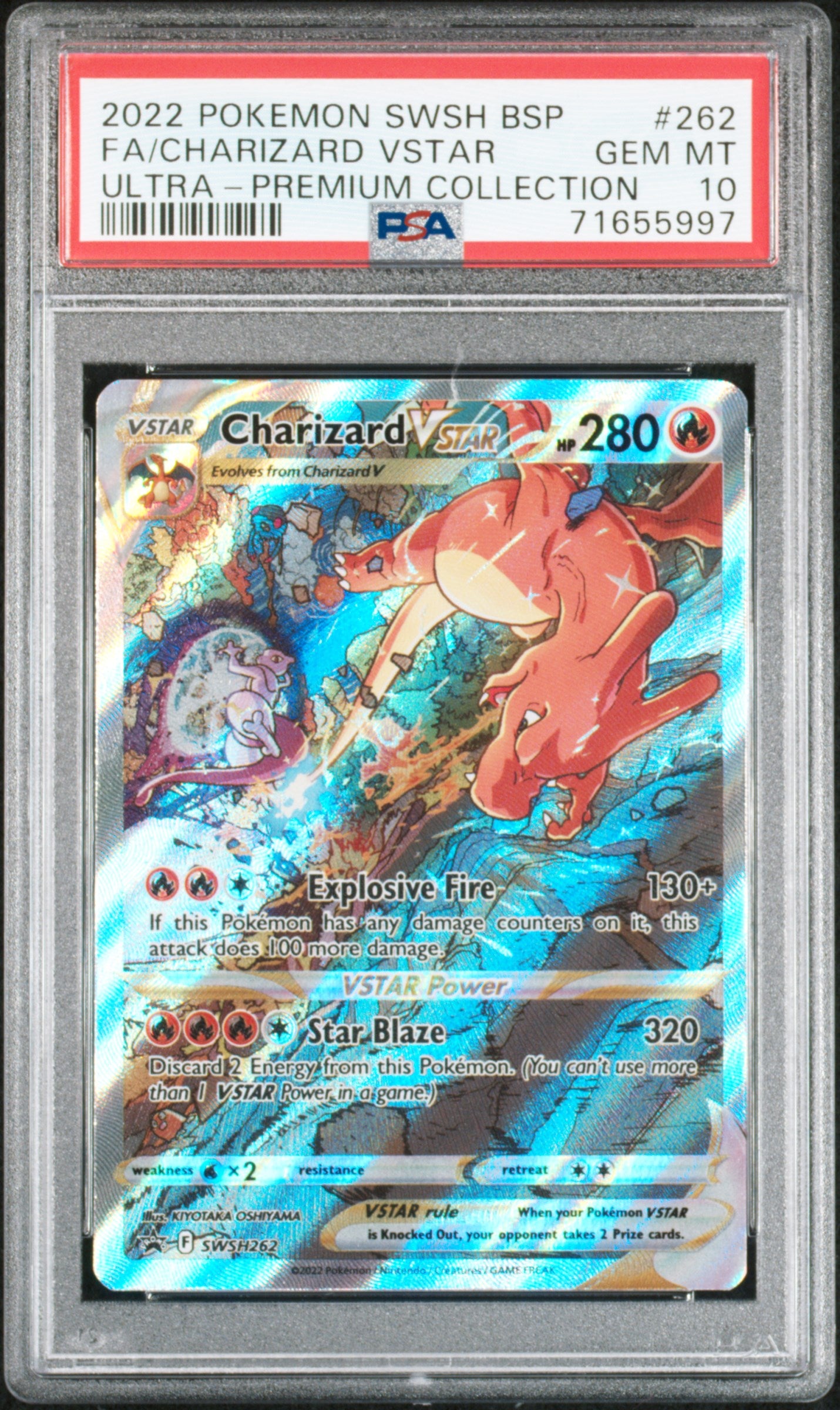 Fa/Charizard Vstar Ultra-Premium Collection Pokemon Swsh Black Star Promo 262 NM