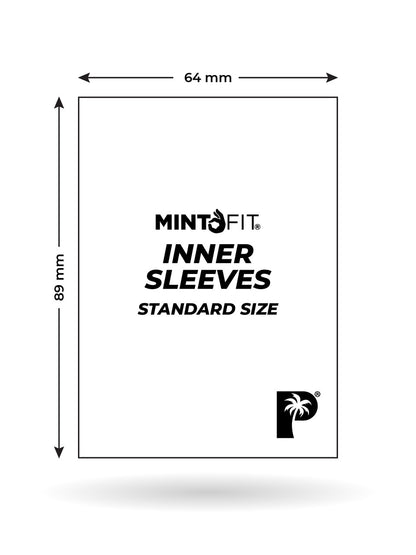 Palms Off Gaming - MintFit Inner Sleeves - Standard Size - 100pc