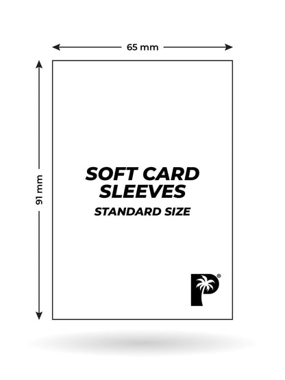 Palms Off Gaming - Soft Card Sleeves - Standard Size - 100pc