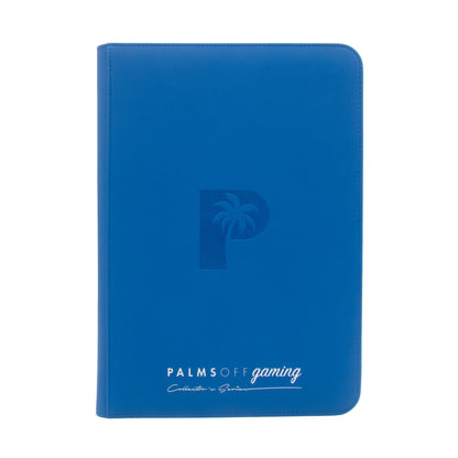Palms Off Gaming - Collector's Series 9 Pocket Zip Trading Card Binder - PICK YOUR COLOUR