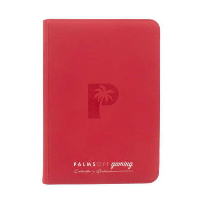 Palms Off Gaming - Collector's Series 9 Pocket Zip Trading Card Binder - PICK YOUR COLOUR
