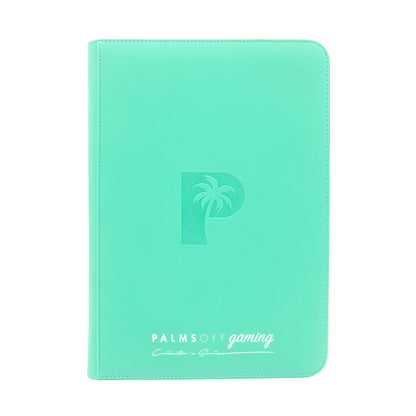 Palms Off Gaming - Collector's Series 9 Pocket Zip Trading Card Binder - PICK YOUR COLOUR