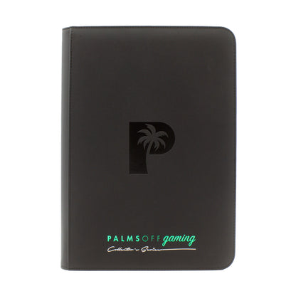 Palms Off Gaming - Collector's Series 9 Pocket Zip Trading Card Binder - PICK YOUR COLOUR