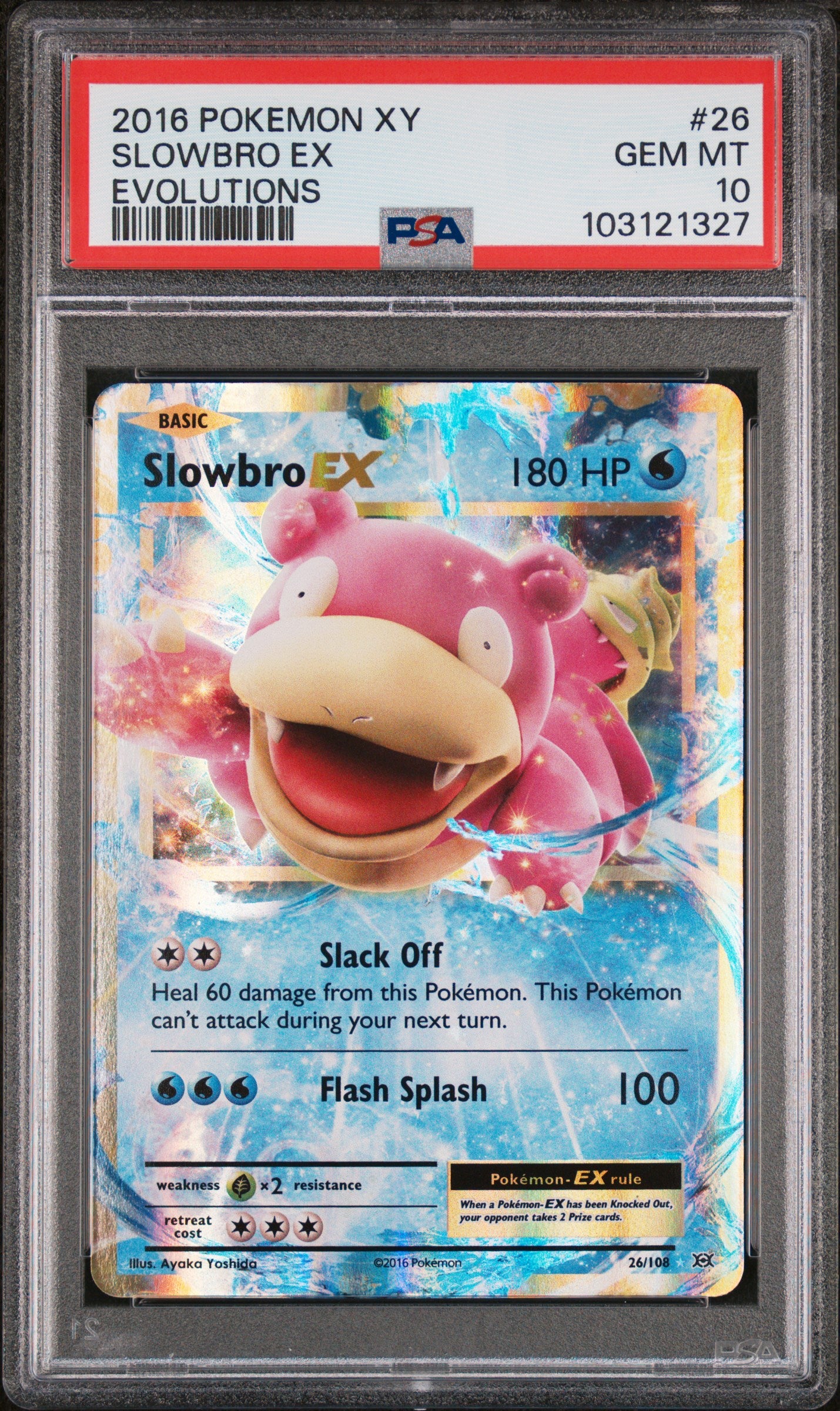 Slowbro Ex Evolutions Pokemon Xy Evolutions 26 NM PSA 10