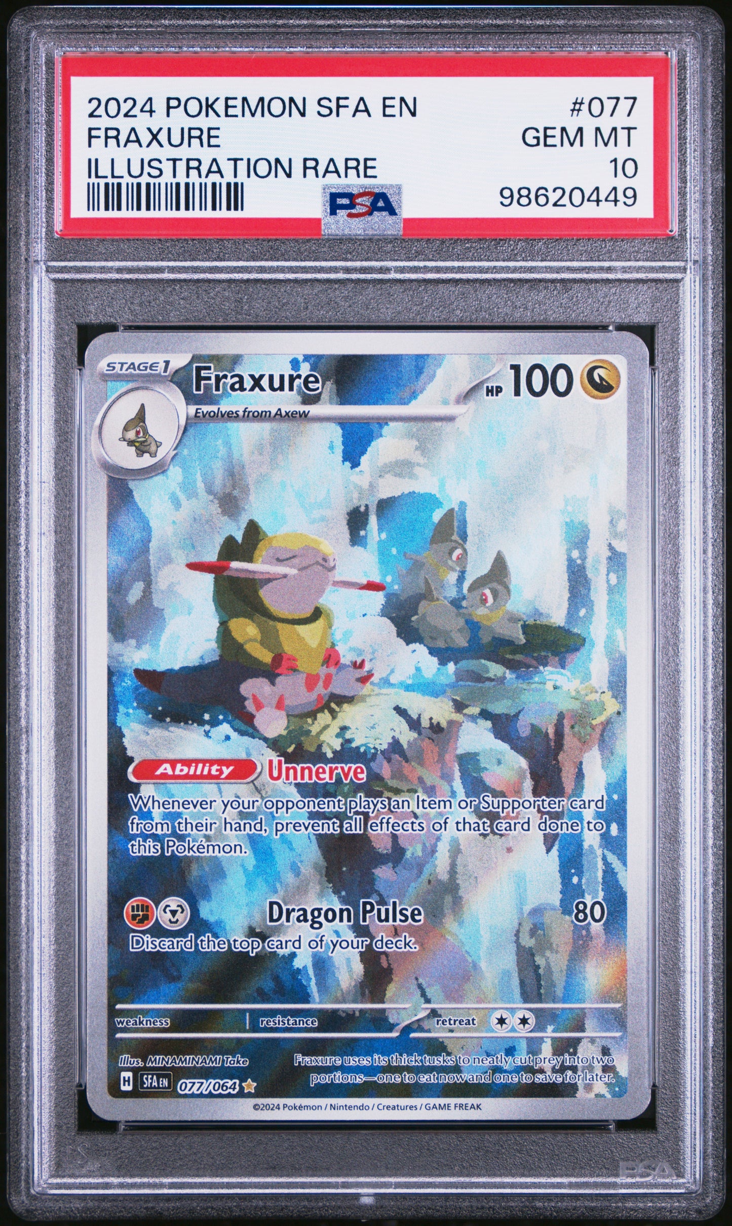 PSA 10 GEM MT FRAXURE #077 ILLUSTRATION RARE 2024