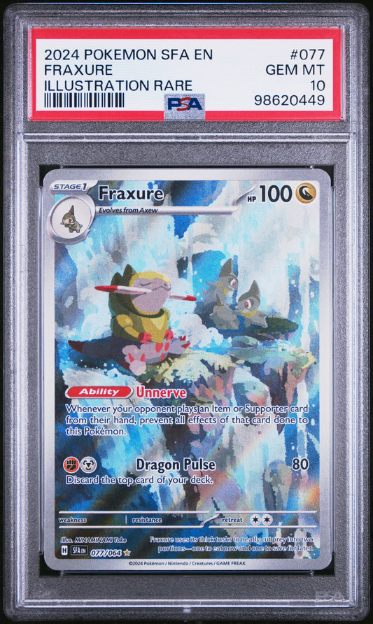 PSA 10 GEM MT FRAXURE #077 ILLUSTRATION RARE 2024