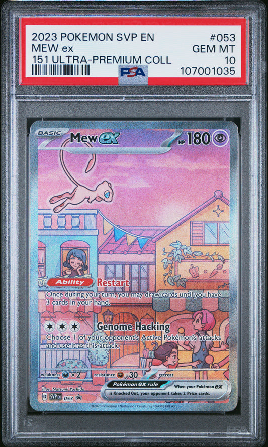 Mew Ex Pokemon Svp En Sv Black Star Promo 053 NM PSA 10