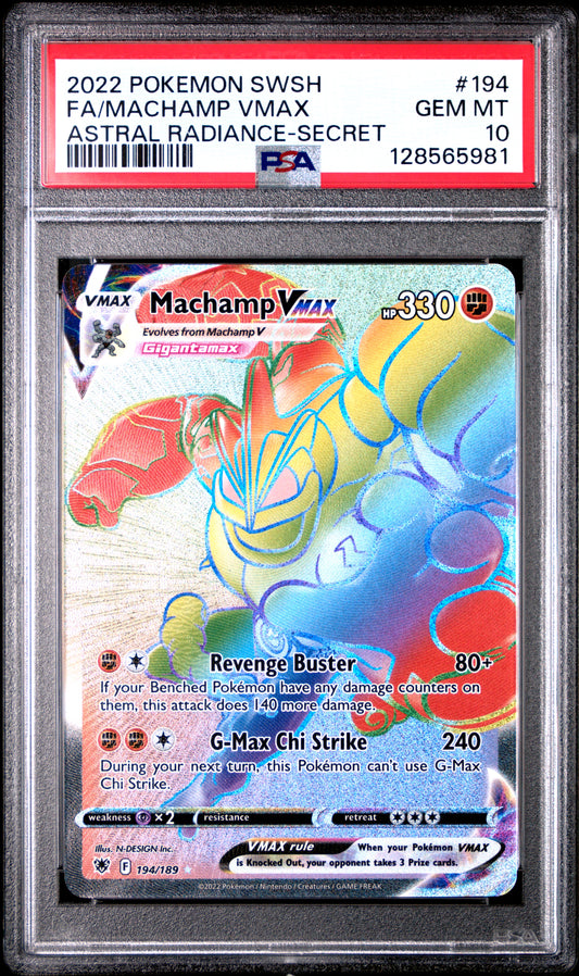 Fa/Machamp Vmax Astral Radiance-Secret Pokemon Sword & Shield Astral Radiance 19